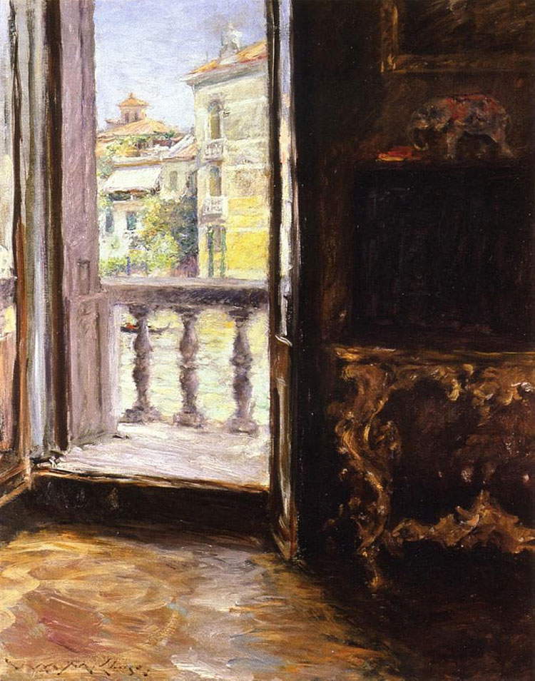 William Merritt Chase, Balcone veneziano