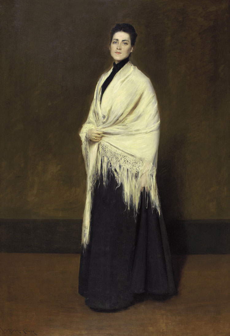 William Merritt Chase, Donna dallo scialle bianco