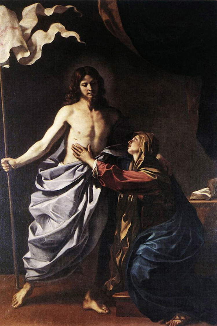 Guercino, Apparizione di Cristo alla madre