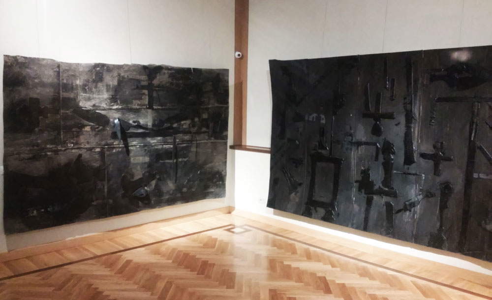 I black paintings di Luca Pignatelli