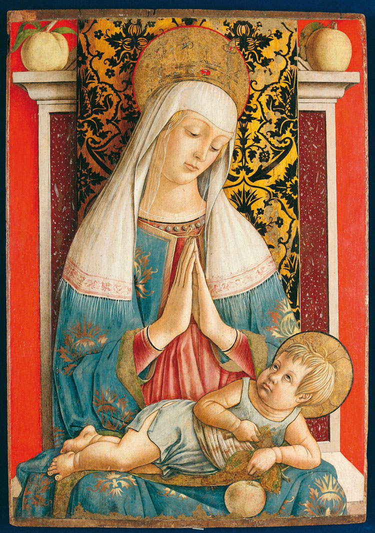 Carlo Crivelli, Madonna in trono con il Bambino detta Madonna di Poggio di Bretta