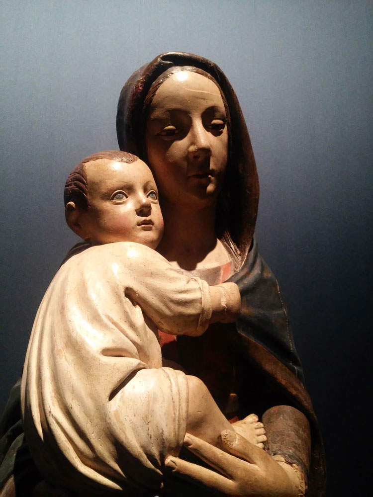 Maestro della Madonna di Macereto, Madonna con il Bambino