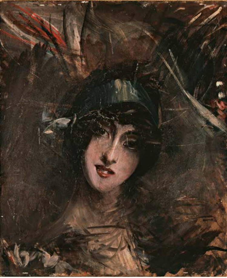 Giovanni Boldini, Il cappellino azzurro