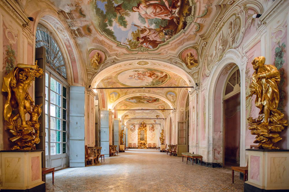 Villa Faraggiana, Albissola Marina. La Galleria delle Stagioni