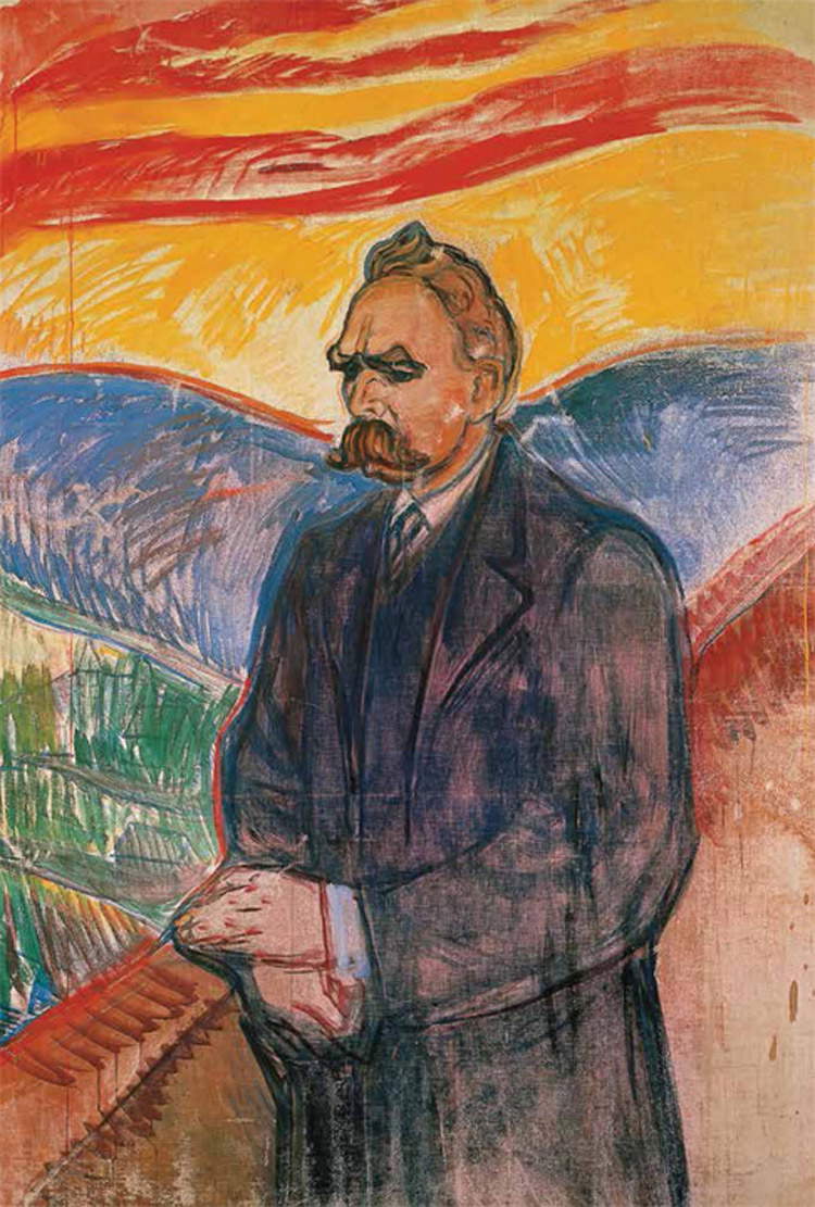 Edvard Munch, Ritratto postumo di Friedrich Nietzsche