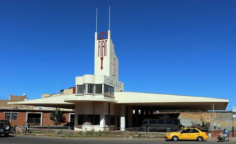 Asmara, la stazione di servizio Fiat Tagliero