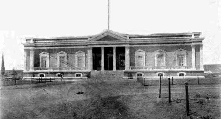 Asmara, il Palazzo del Governatore in una foto del 1905