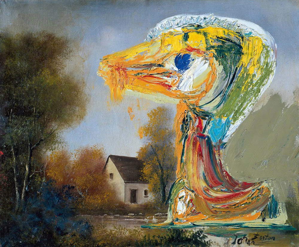 Asger Jorn, Le canard inquiétant