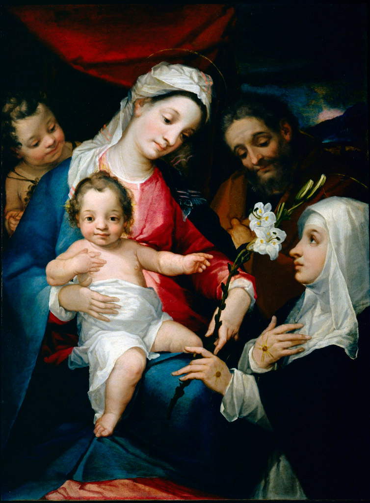 Alessandro Casolani, Sacra Famiglia con san Giovannino