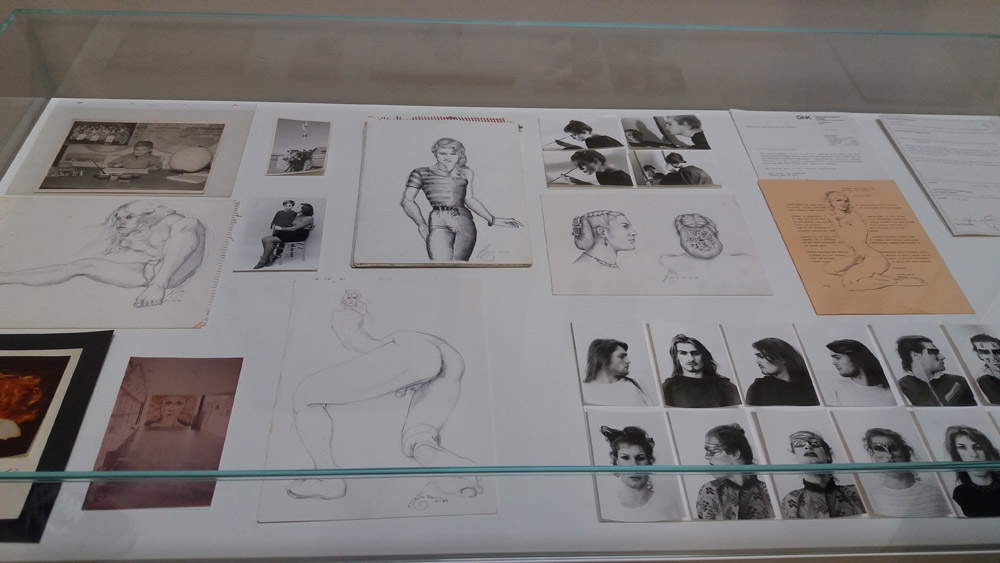 Lorenza Böttner, Disegni su carta, fotografie, materiali d’archivio