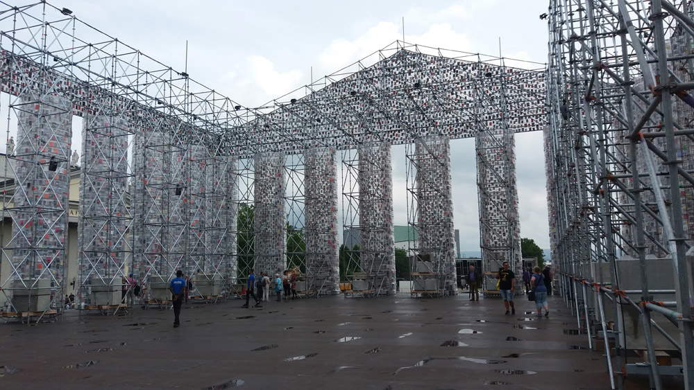 Marta Minujín, The Parthenon of Books