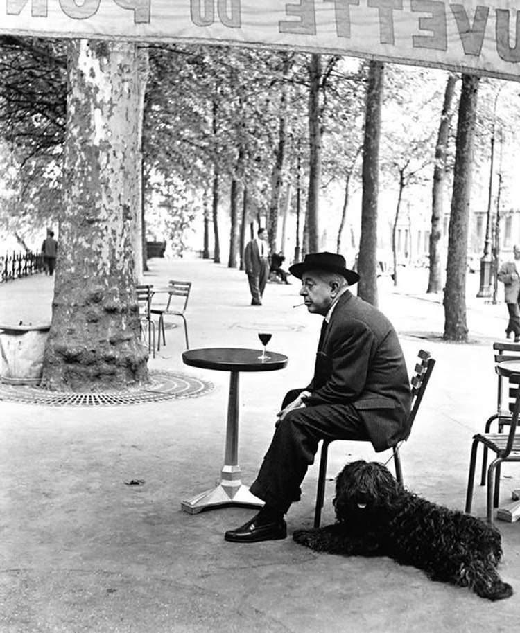 Robert Doisneau, Jacques Prévert au guéridon