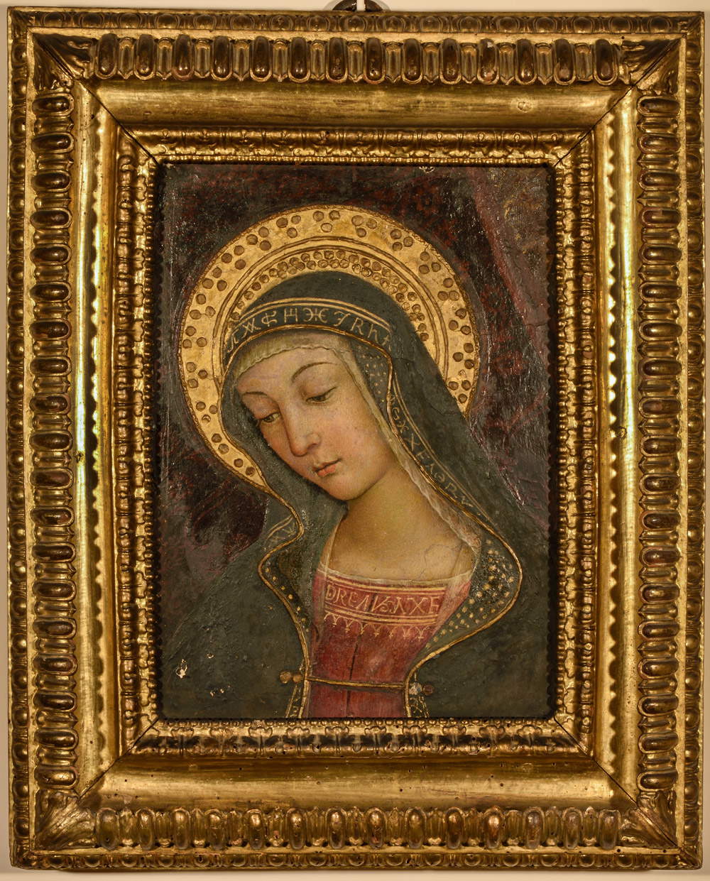 Pinturicchio, Madonna, frammento della distrutta Investitura divina di Alessandro VI