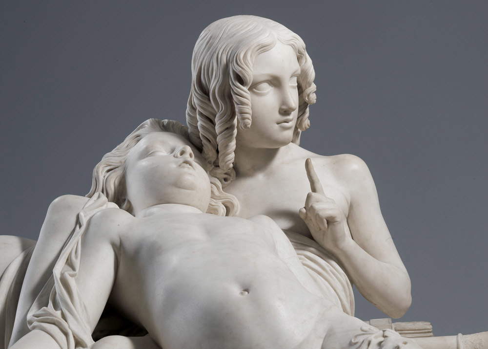 Lorenzo Bartolini, Tavola degli Amori, Dettaglio dell'Amore divino e del Vizio sensuale