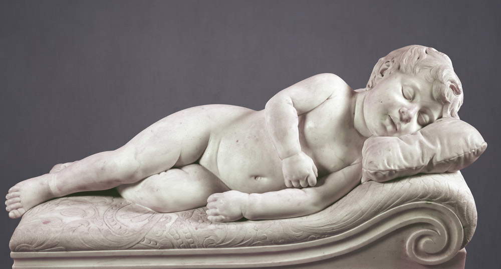 Tito Sarrocchi, Schlafender Putto