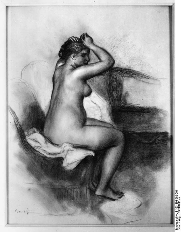 Pierre Auguste Renoir, Nudo femminile seduto