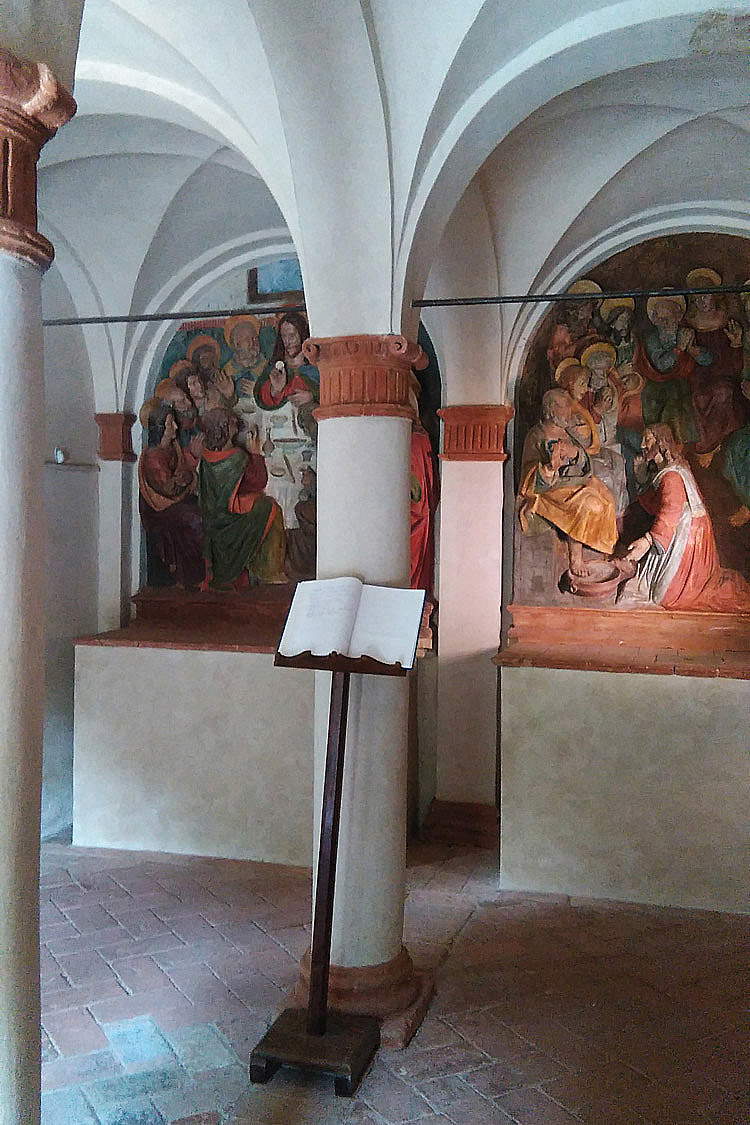 Interno della Cappella del Cenacolo