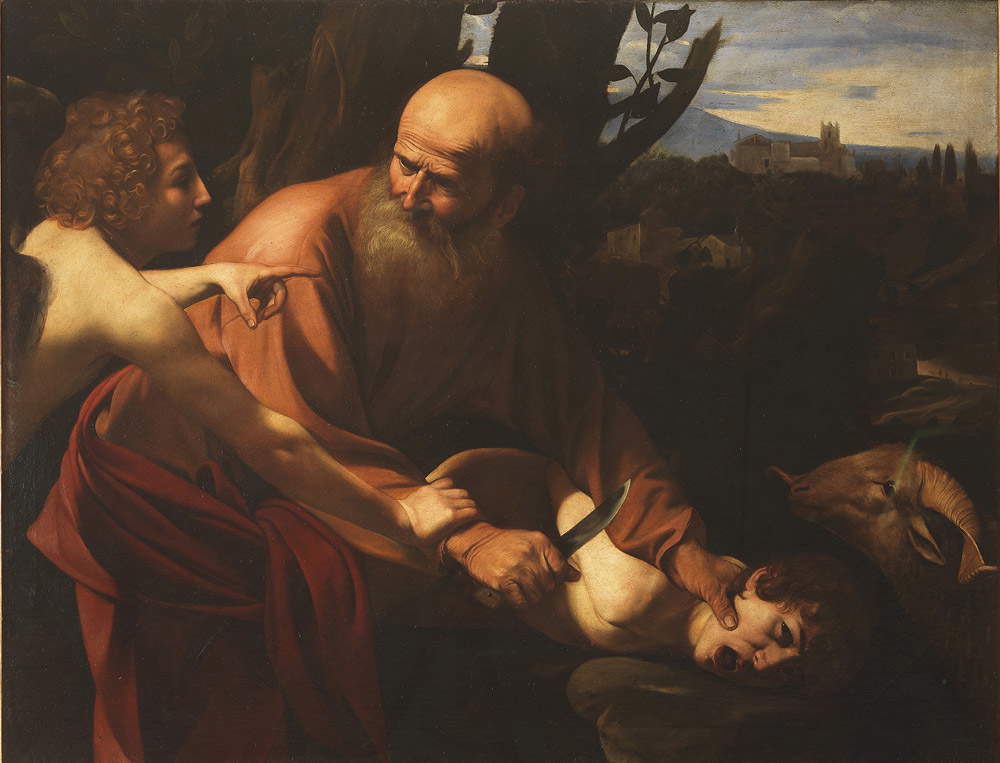 Caravaggio, Sacrificio de Isaac