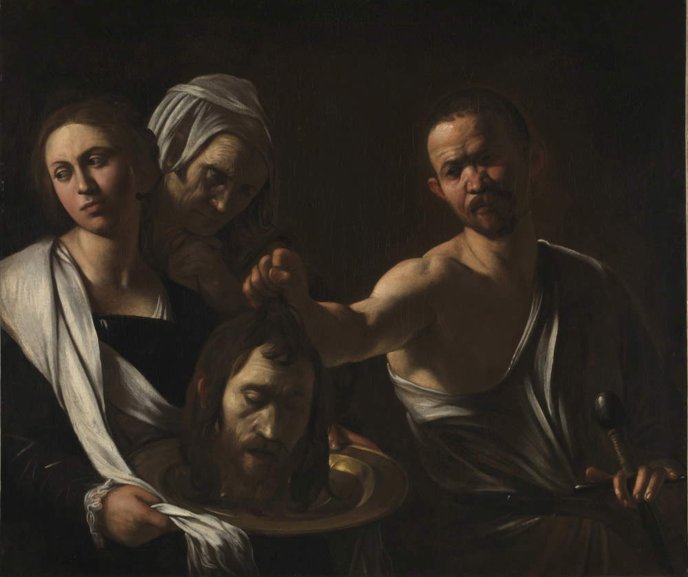 Caravaggio, Salomé con la cabeza del Bautista