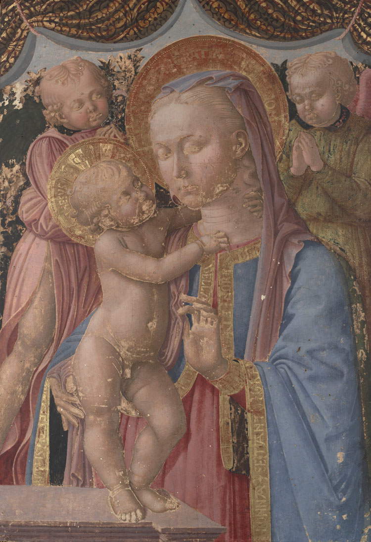 Zanobi Machiavelli, Madonna col Bambino e angeli (1460-1470 circa; tavola; New Haven, Yale University Art Gallery)