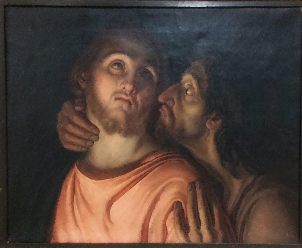 Giuseppe Diotti, Il bacio di Giuda