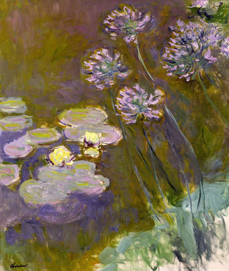 Claude Monet, Ninfee e agapanti