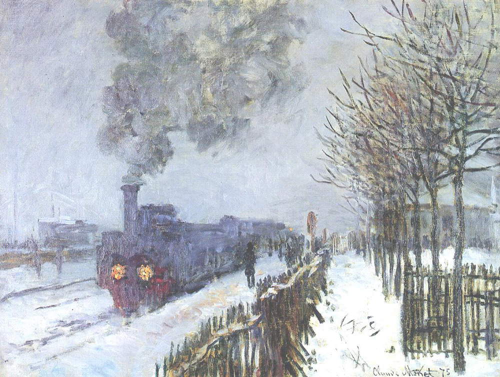 Claude Monet, Il treno nella neve. Locomotiva