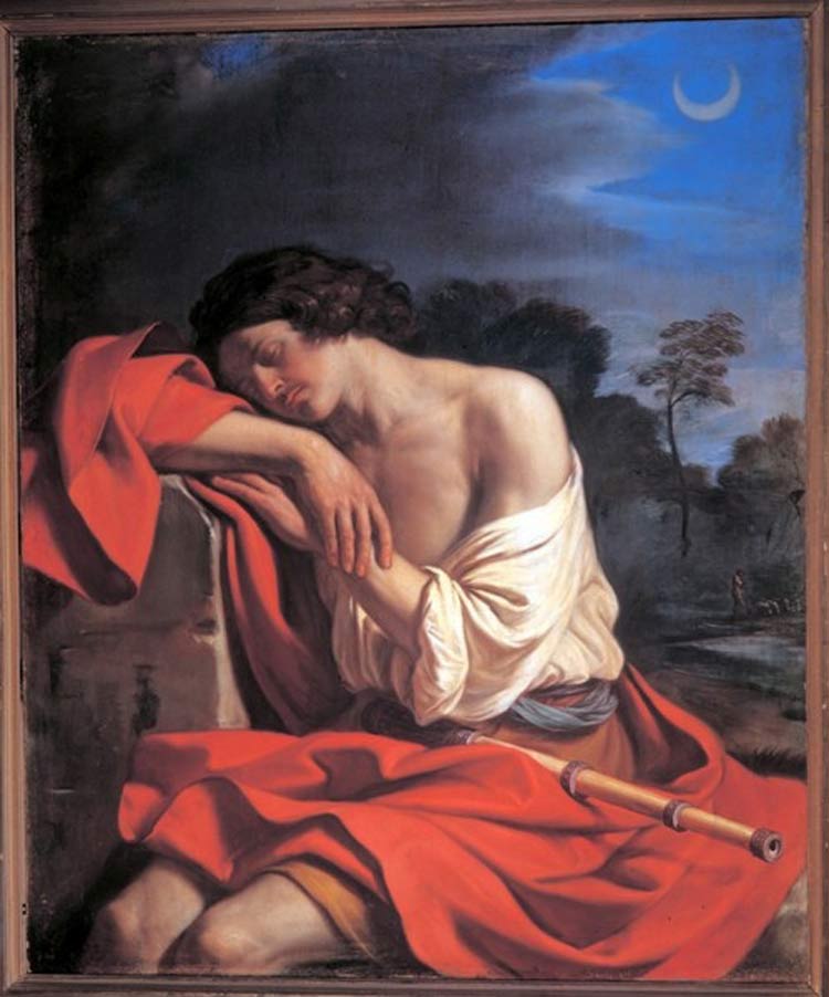 Guercino, Endymion (1647 ; huile sur toile, 125 x 105 cm ; Rome, Galleria Doria Pamphili)