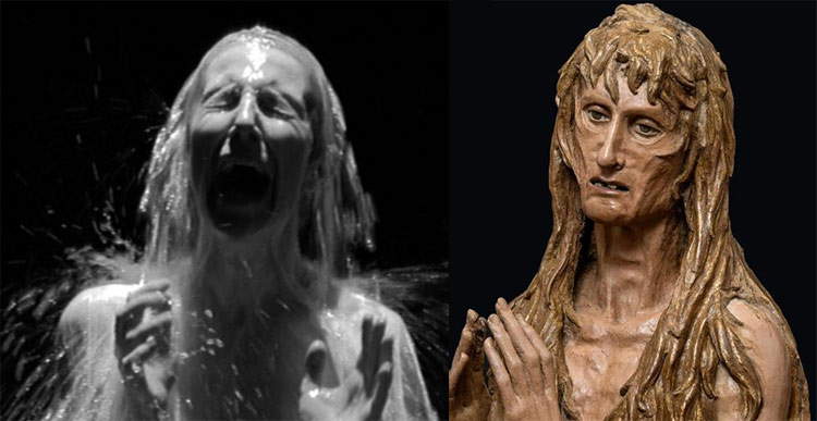 Acceptance di Bill Viola e Maddalena di Donatello