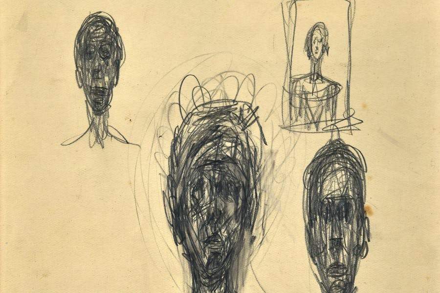 Londres, deux dessins d'Alberto Giacometti retrouvés