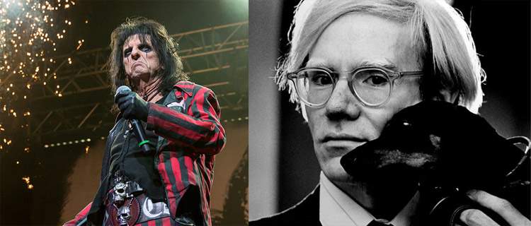 Il cantante Alice Cooper ritrova una preziosa serigrafia di Andy Warhol dimenticata