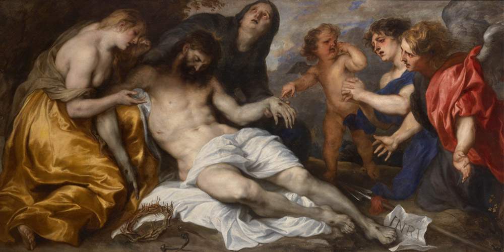 La Lamentation sur le Christ mort d'Anton van Dyck est à Bergame