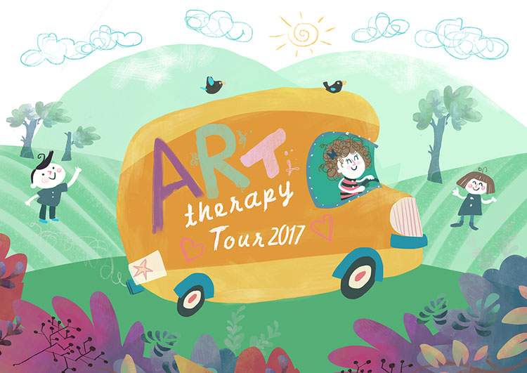 Art Therapy Tour kicks off, therapy for adults and children at earthquake sites