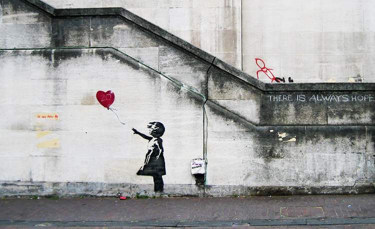 È la Balloon Girl di Banksy l'opera d'arte preferita dei britannici