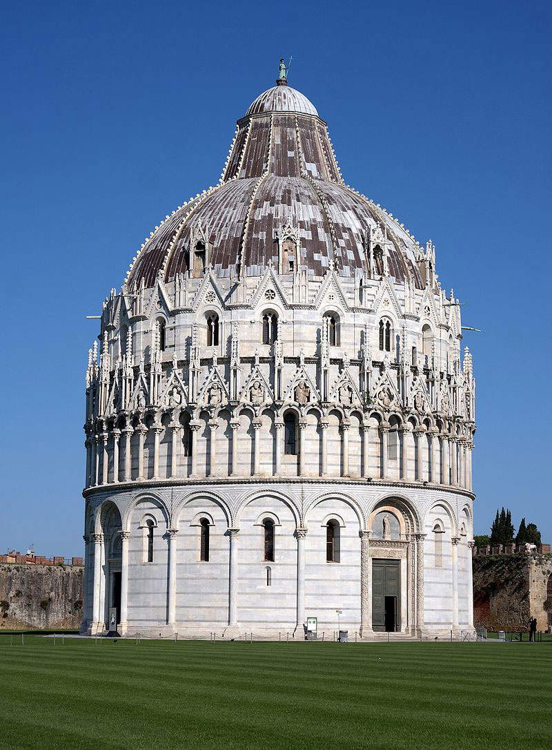 Francesco Mori wird vier neue Glasfenster für das Baptisterium von Pisa schaffen