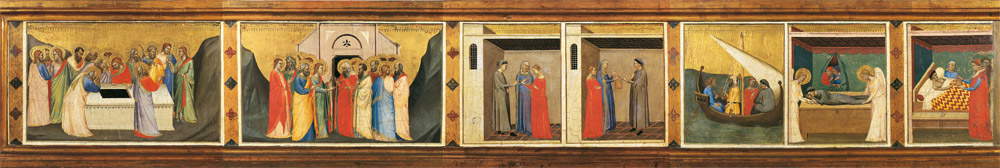 Bernardo Daddi, Stories of the Holy Girdle (1337-39; Prato, Museo di Palazzo Pretorio)