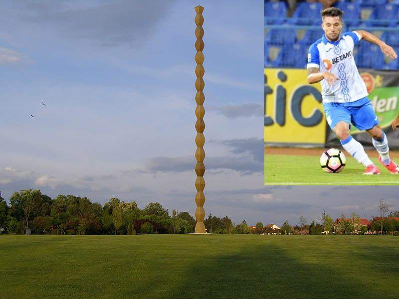 A soccer team will wear a jersey featuring a work by BrancuÈ™i