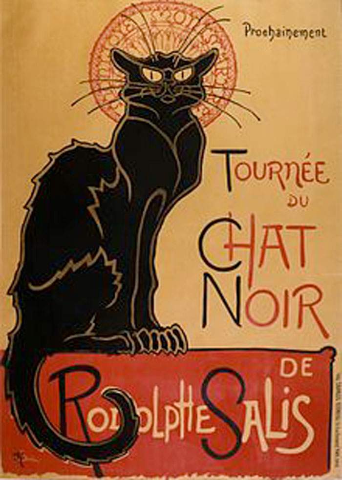 Une exposition à Rome rend hommage au Chat Noir