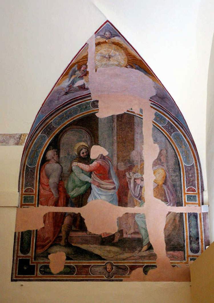 Open restoration: the church of Santa Marta at the Collegio Romano becomes an open restoration workshop