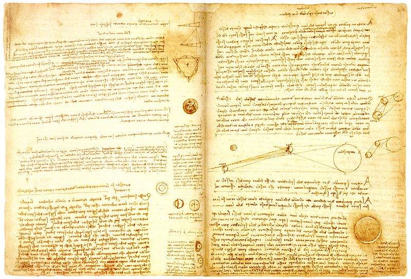 Torna in Italia il Codice Leicester di Leonardo da Vinci