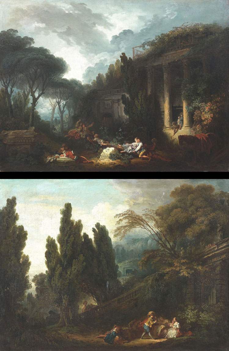 Francia, ritrovati due Fragonard scomparsi dal 1786