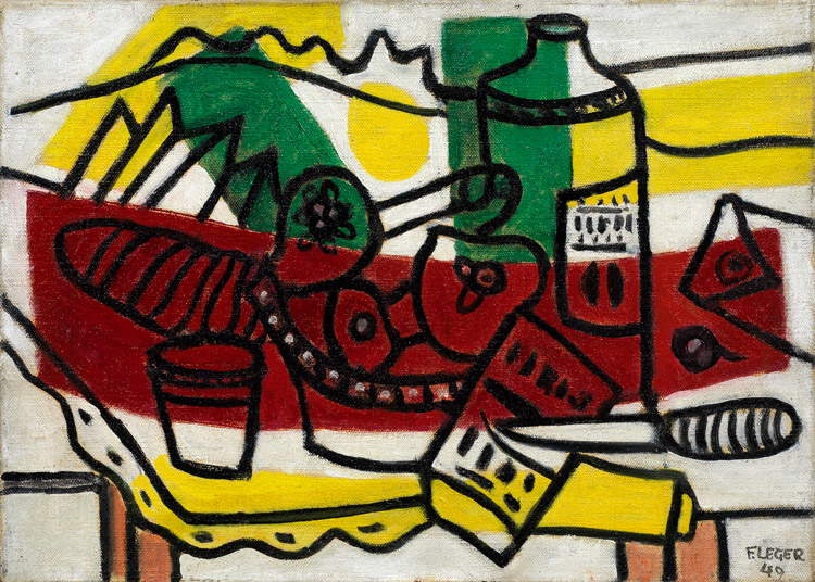 Fernand L&eacute;ger, Polychromes Stilleben