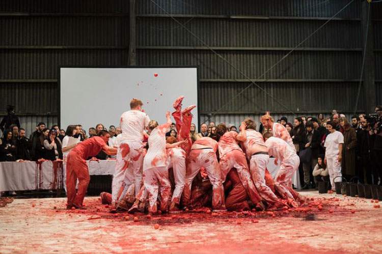 Nitsch never ceases to amaze: most attended performance ever in Tasmania