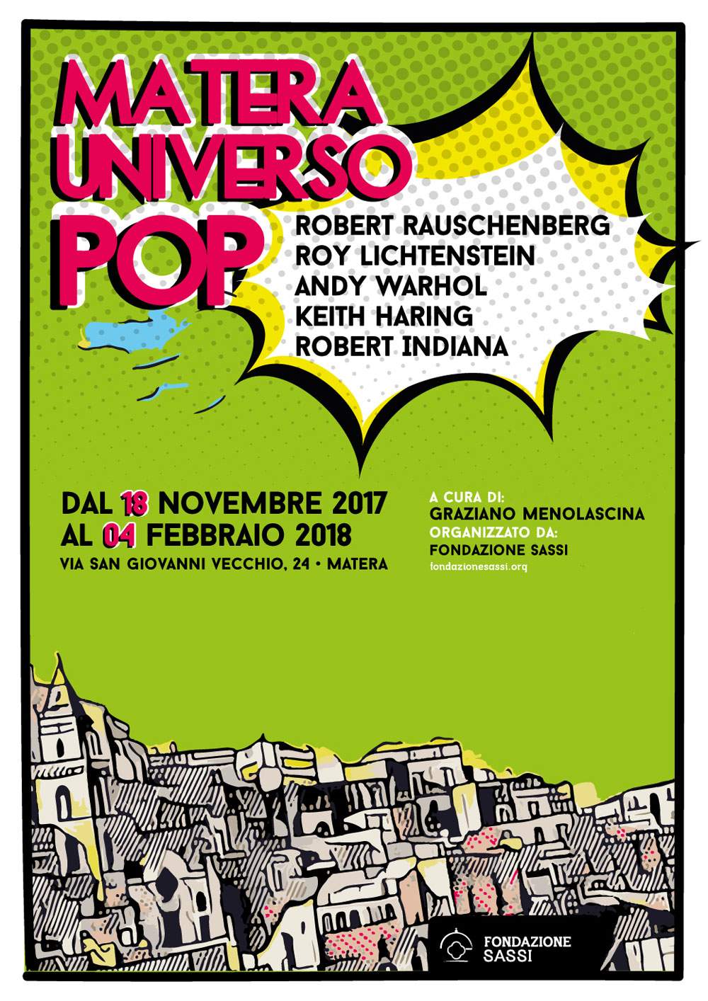 Matera Universe Pop: the works of Pop Art on display at the Sassi Foundation