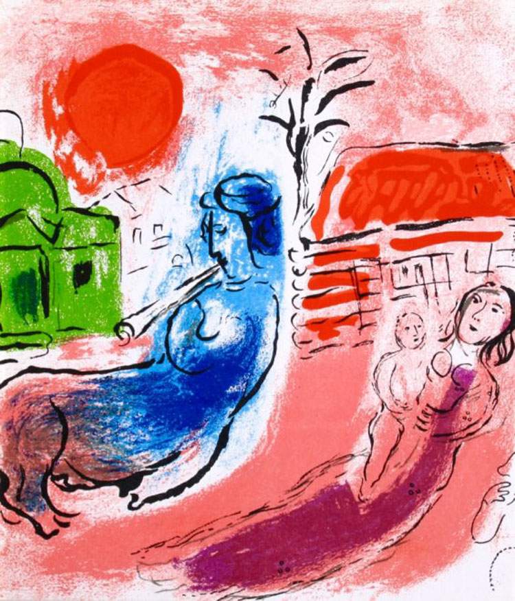 Chagall on display in Turin