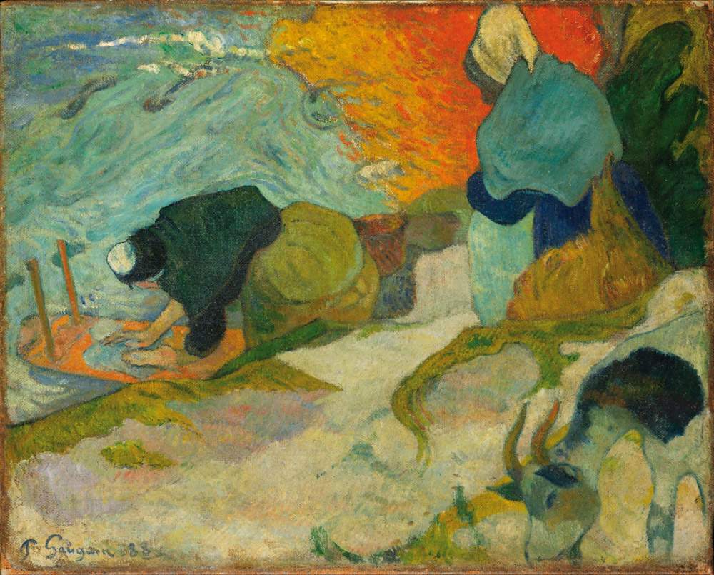 An exhibition on Paul Gauguin at the Grand Palais in Paris.