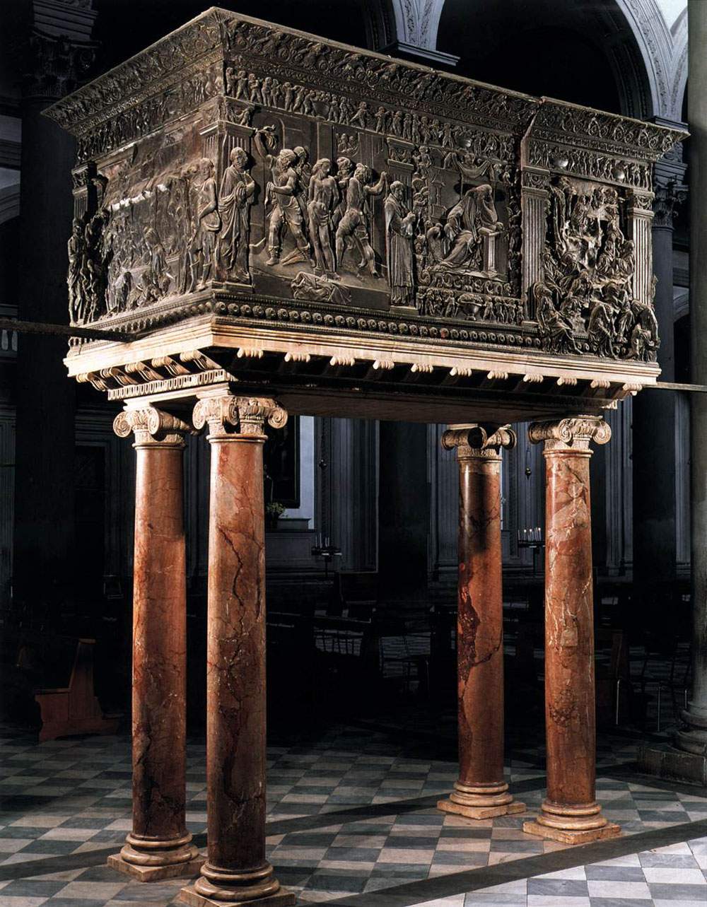 Donatello's pulpits in Florence return to view after restoration