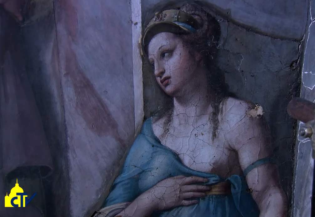 I Musei Vaticani confermano: dipinte da Raffaello due figure nella Sala di Costantino