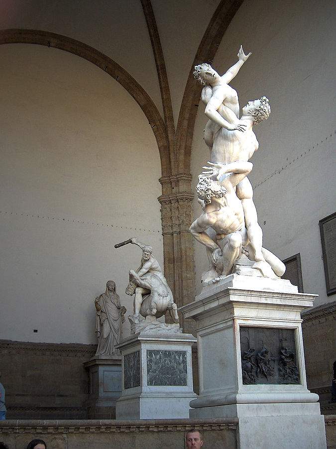 Schmidt: move the Rape of the Sabine Women inside the Uffizi.