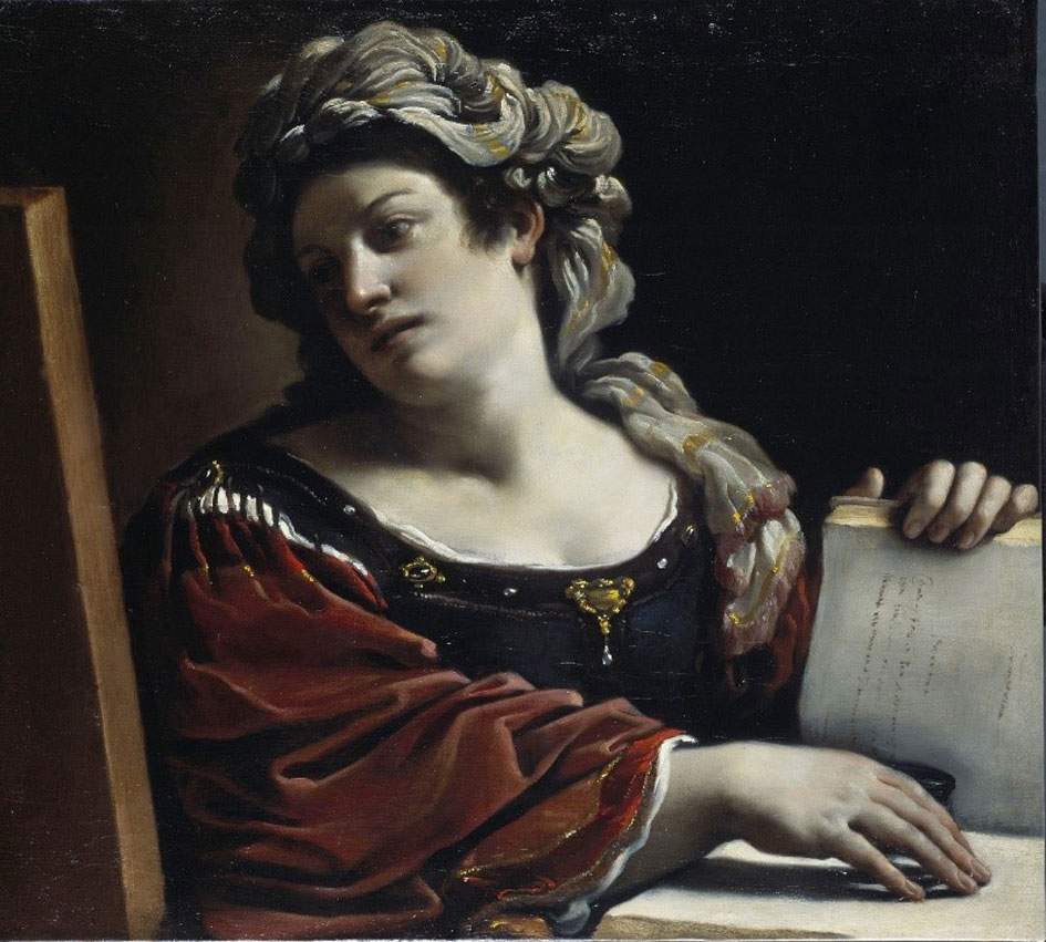 Guercino's Sibyl has become part of the exhibition From Giotto to Morandi.